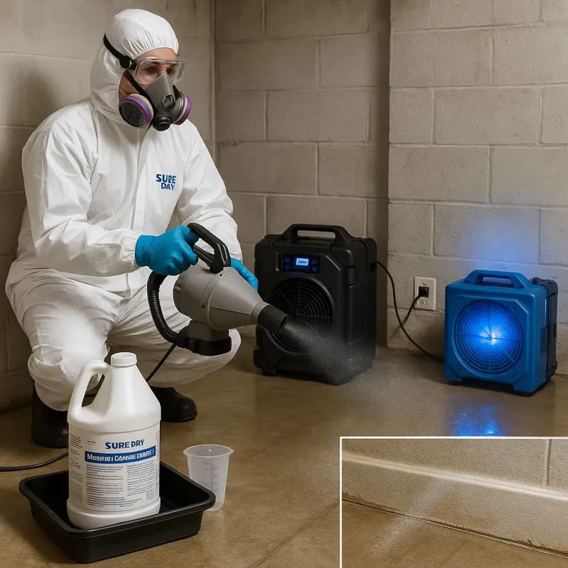 Sanitization and Odor Removal process in Volney, NY